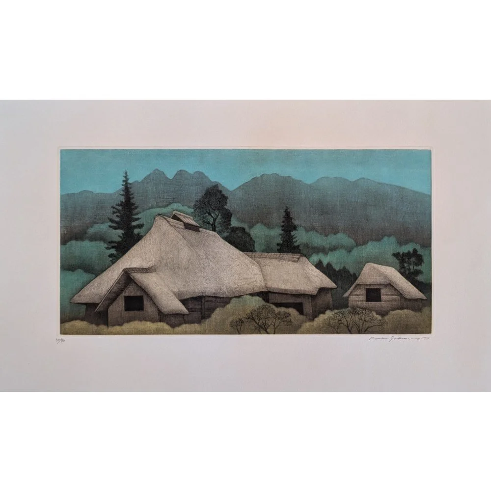 Koichi Sakamoto - 白い里 (White Countryside) | Japanese Prints